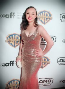 Ly Vui on the red carpet